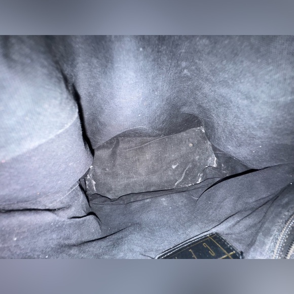 Vintage Cem Black Leather Woven Crossbody Bag - Picture 5 of 9